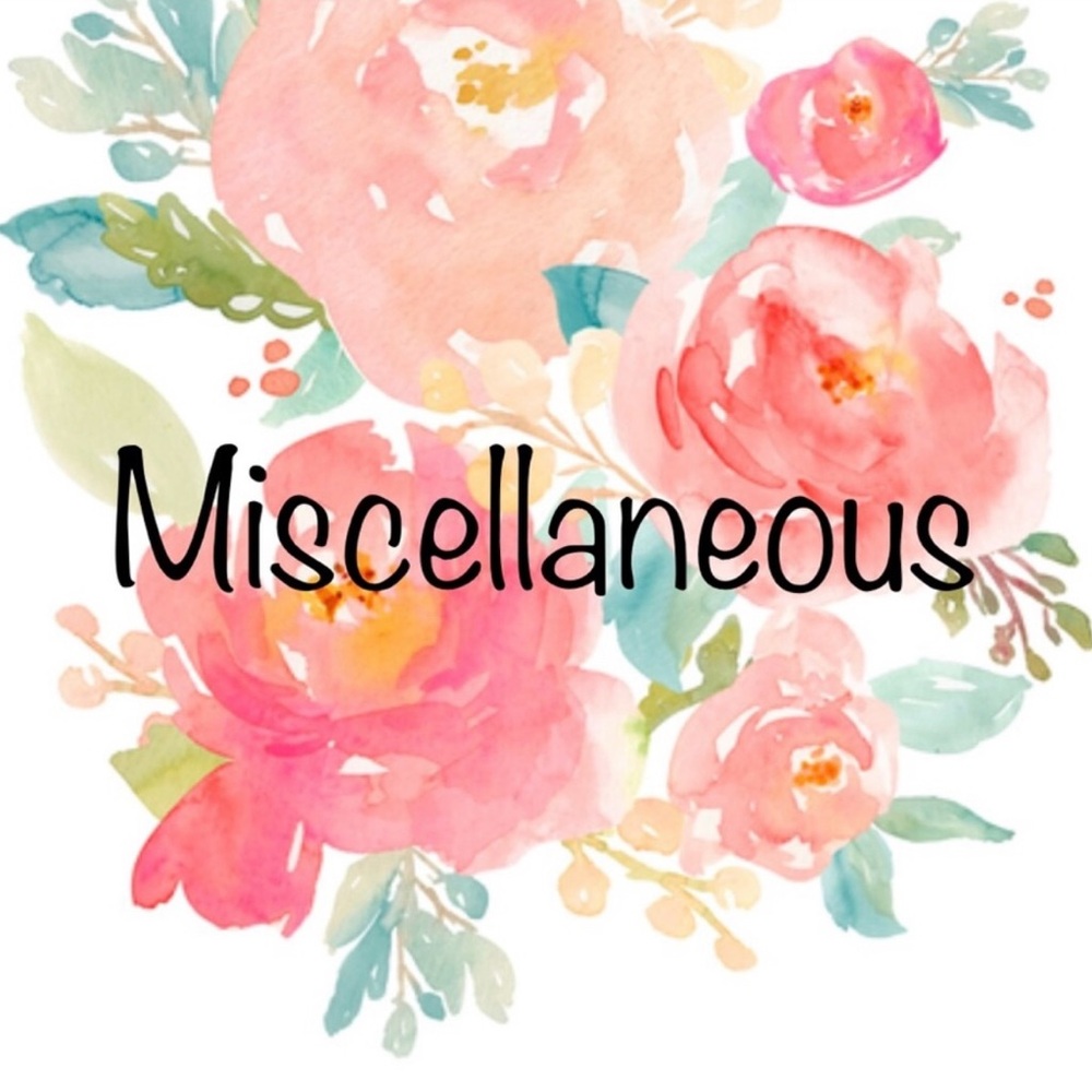 Miscellaneous Items in my closet